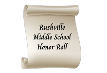 Rushville Middle School Honor Roll Graphic