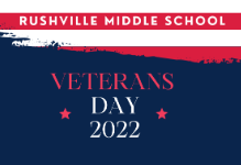 Rushville Middle School Veterans Day 2022