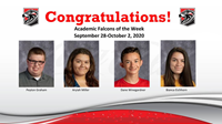 September 28 Academic Falcons