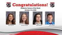 October 5 Academic Falcons