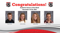 November 16 Academic Falcons