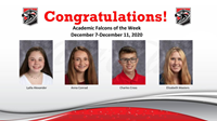 December 7 Academic Falcons