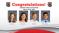 Academic Falcons Week of March 16, 2020