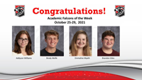 Academic Falcons Week of October 25