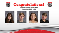 Academic Falcons Week of 11/8