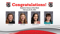 February 22 Academic Falcons