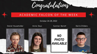 Academic Falcons Week of 10/24/22