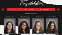 Academic Falcons week of 11/14/22