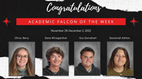 Academic Falcons Week of 11/28/22