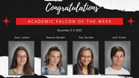 Academic Falcons Week of 12/5/22