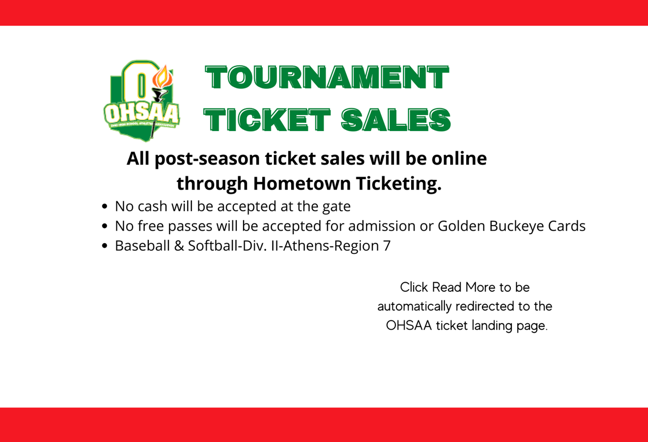 OHSAA Tournament Ticket Sale info