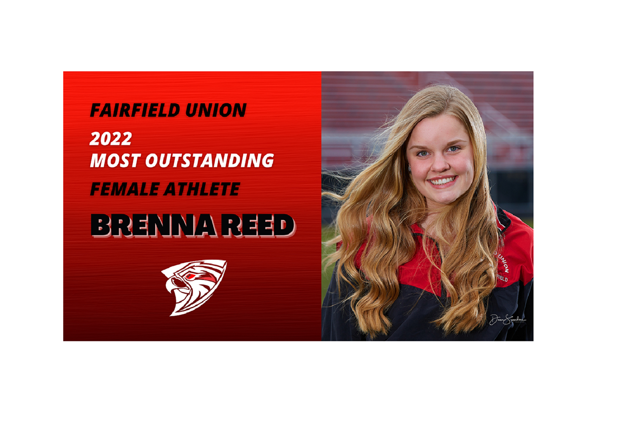 2022 MOST OUTSTANDING FEMALE ATHLETE BRENNA REED