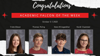 Academic Falcons Week of 10/3/22