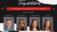 Academic Falcons Week of 9/19/22