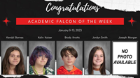 Academic Falcons Week of 1/9/2023