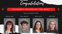 Academic Falcons Week of 2/27/2023