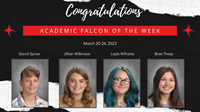 Academic Falcons Week of 3/20/23