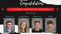 Academic Falcons Week of 3/27/23