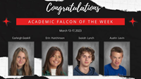 Academic Falcons Week of 3/13/223