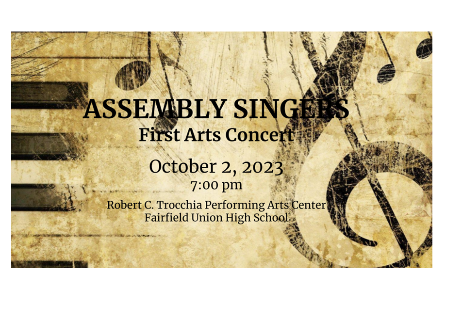 First Arts Concernt Monday October 2 - 7 p.m.