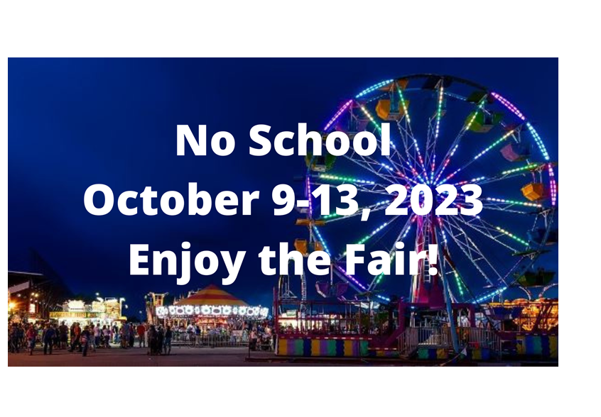 No School October 9-13, 2023