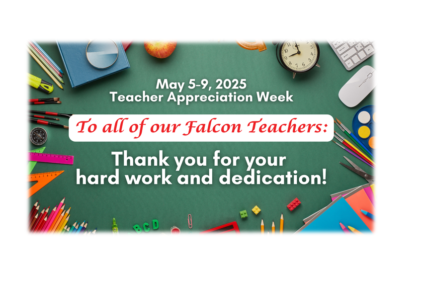 May 5-9 Teacher Appreciation Week - thank a teacher today!